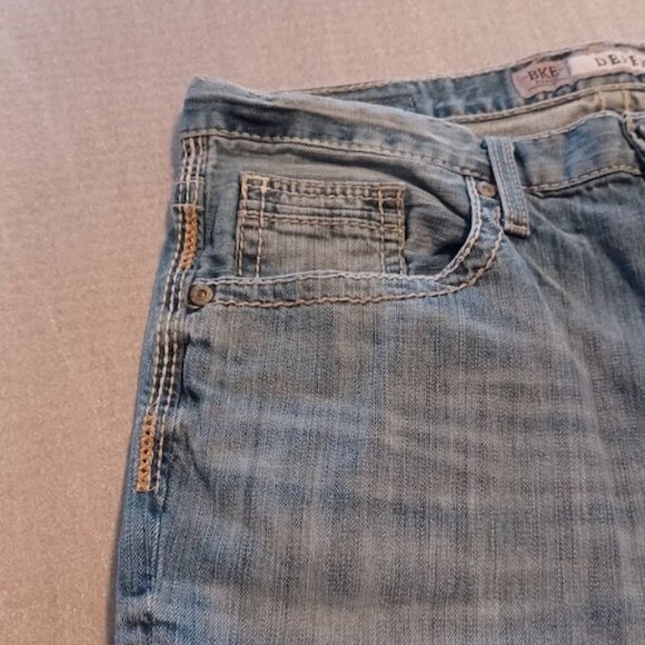 Buckle BKE Derek Men's denim straight relaxed stretch jeans, 36L - Picture 6 of 8